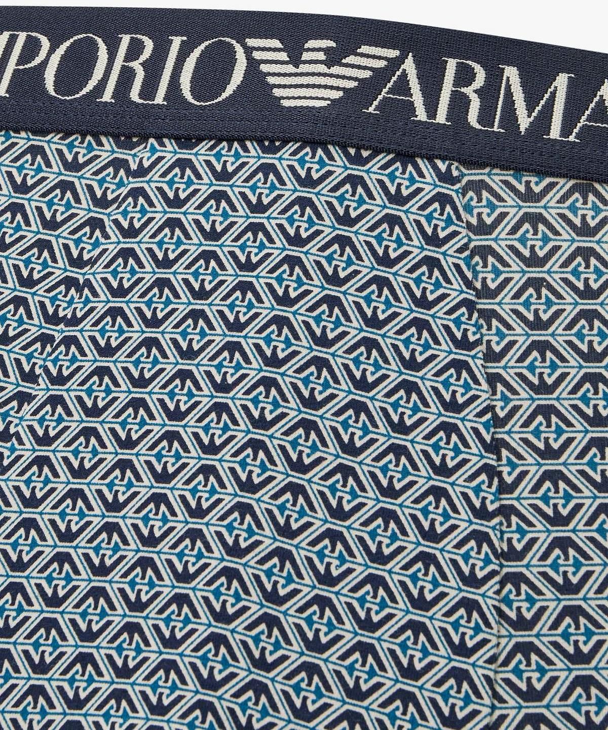 엠포리오 아르마니 언더웨어(EMPORIO ARMANI UNDERWEAR) 남성 올오버 패턴 프린트 드로즈_네이비 0816312066