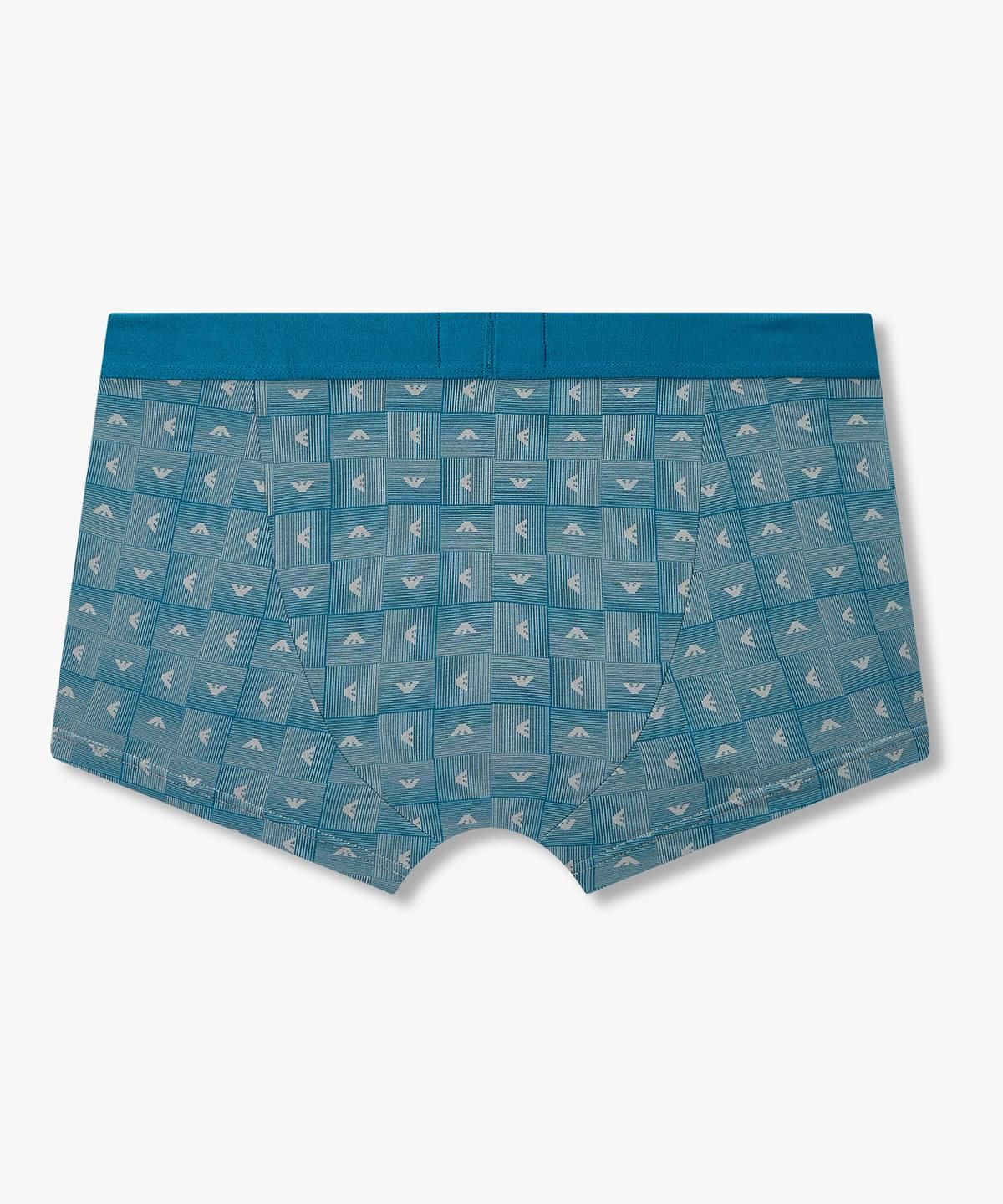 엠포리오 아르마니 언더웨어(EMPORIO ARMANI UNDERWEAR) 남성 올오버 패턴 프린트 드로즈_블루 0816312065