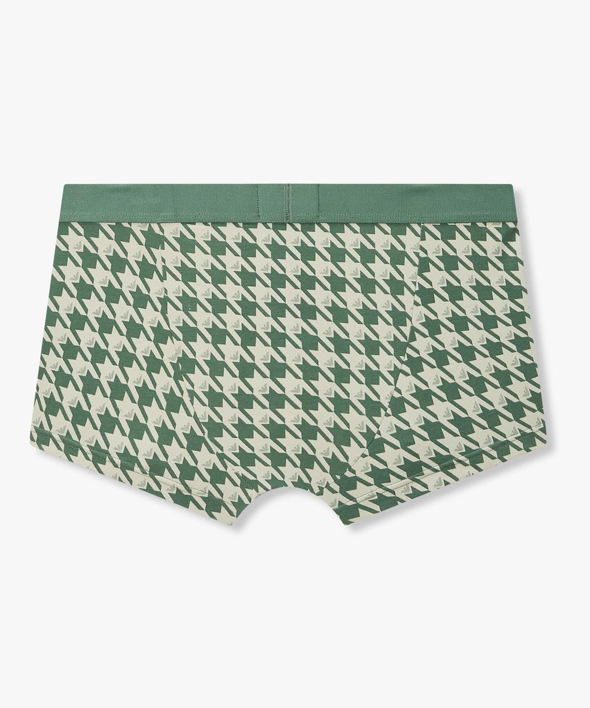 엠포리오 아르마니 언더웨어(EMPORIO ARMANI UNDERWEAR) 남성 올오버 패턴 프린트 드로즈_그린 0816312063