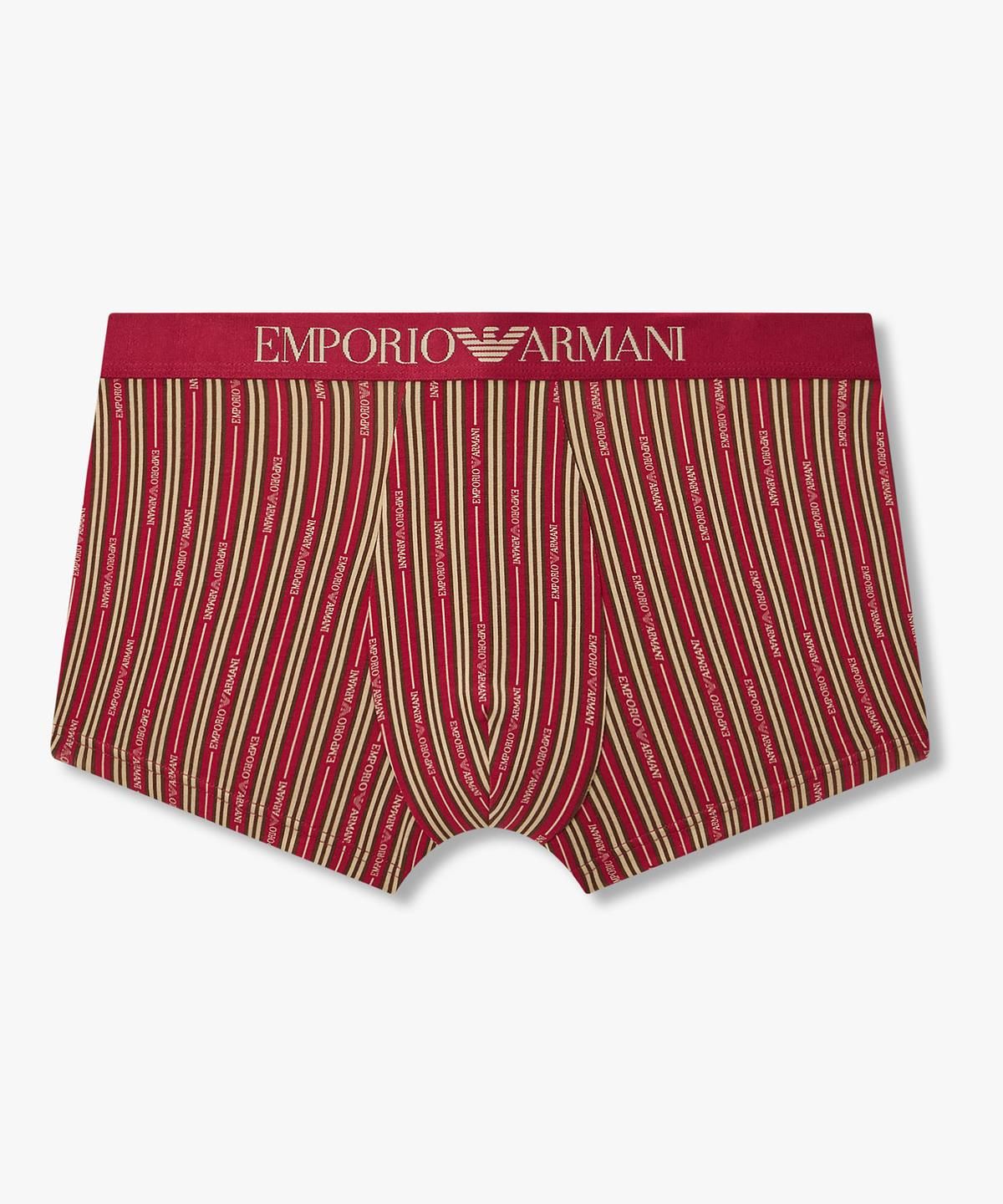 엠포리오 아르마니 언더웨어(EMPORIO ARMANI UNDERWEAR) 남성 올오버 패턴 프린트 드로즈_레드 0816312062