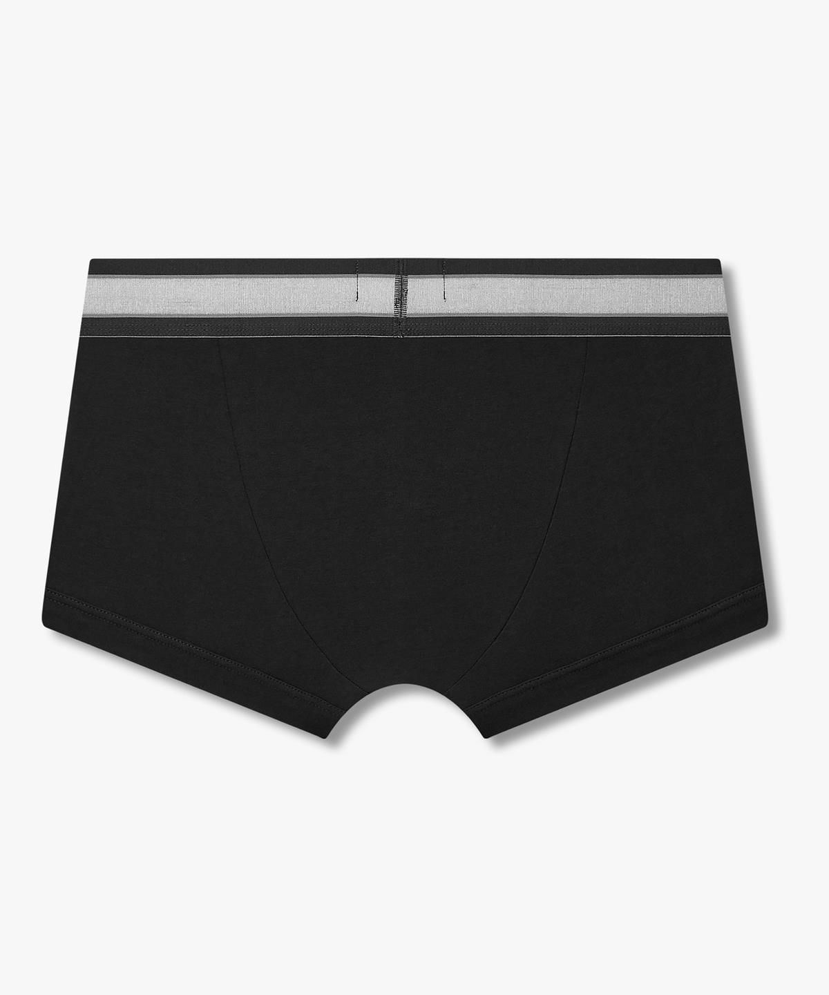 엠포리오 아르마니 언더웨어(EMPORIO ARMANI UNDERWEAR) 남성 배색 트림 센터 로고 드로즈_블랙 0816312048
