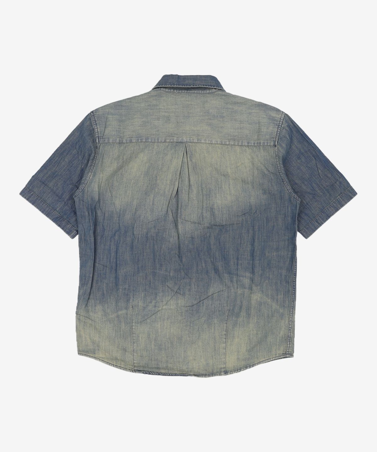 해칭룸(HATCHINGROOM) Vented Shirt Denim Washed Blue 2