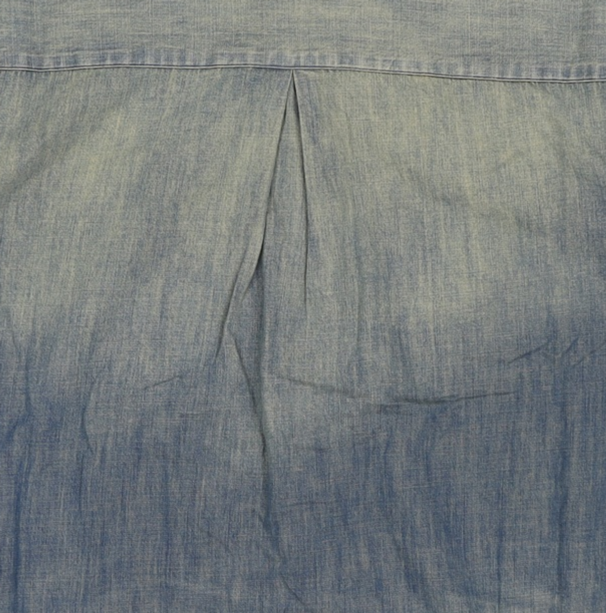 해칭룸(HATCHINGROOM) Vented Shirt Denim Washed Blue 2