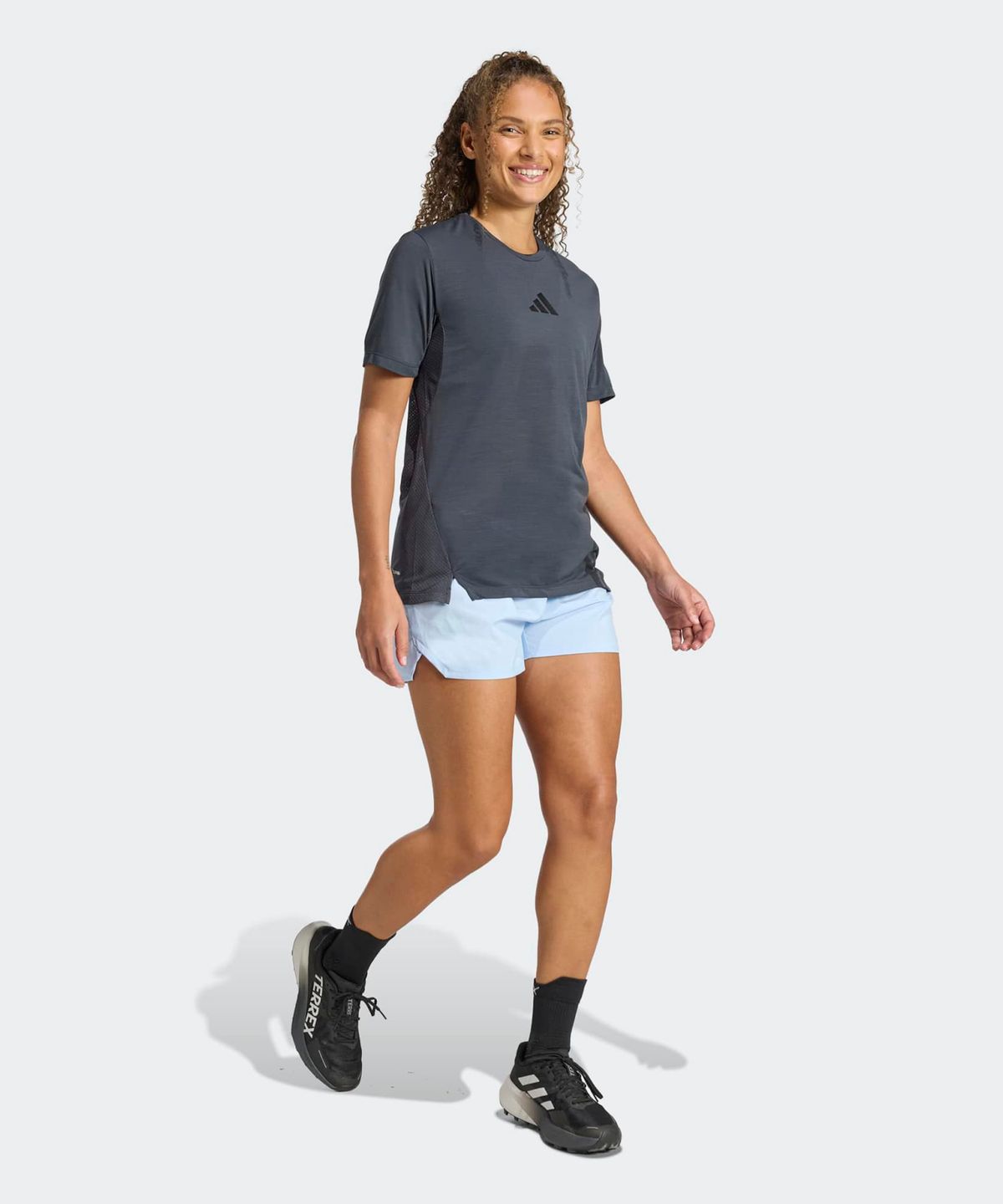 아디다스(ADIDAS) 테렉스 엑스페리어 클라이마쿨+ 티셔츠 - 카본 / KD4854
