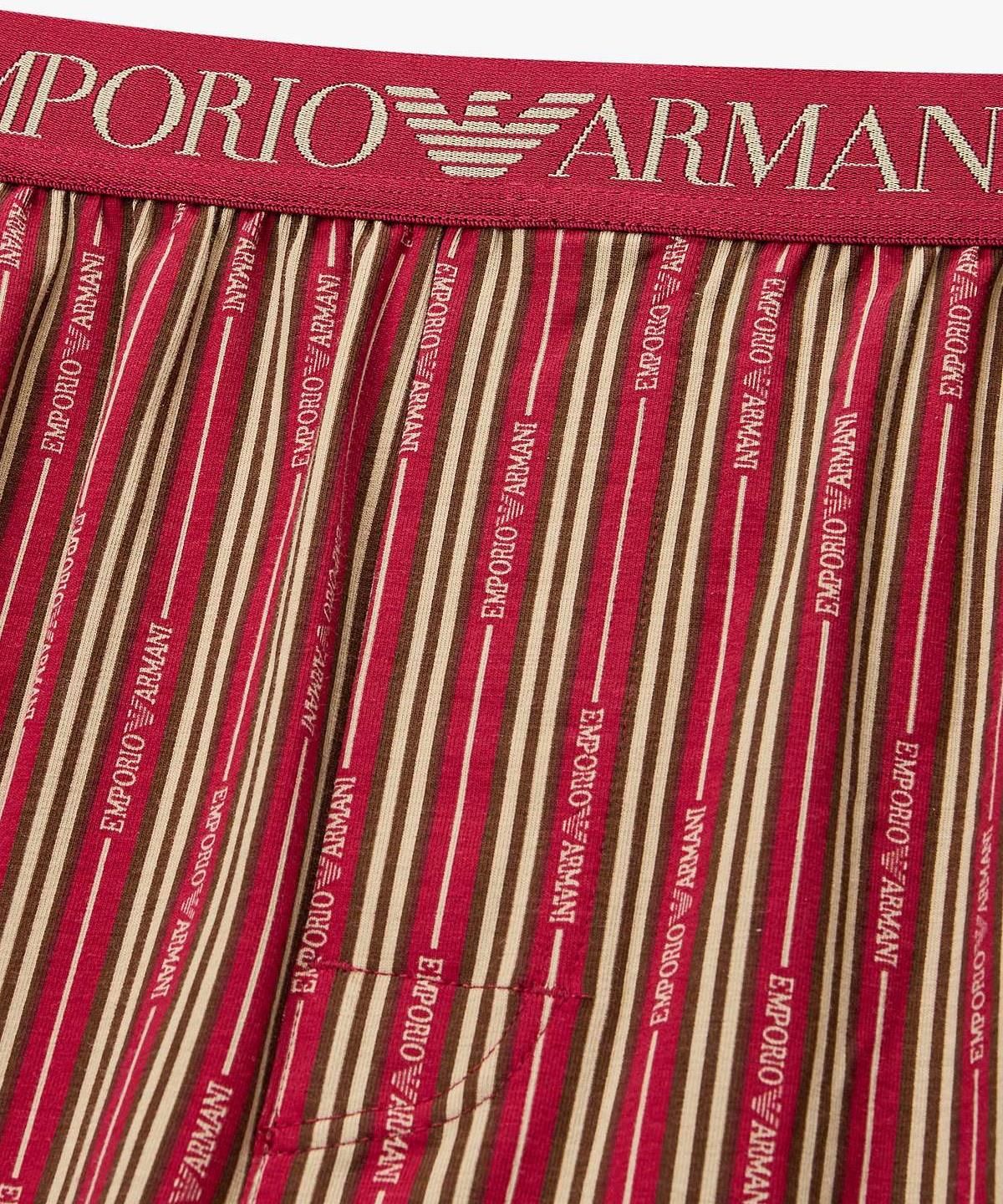 엠포리오 아르마니 언더웨어(EMPORIO ARMANI UNDERWEAR) 남성 올오버 패턴 프린트 트렁크_레드 0816312033