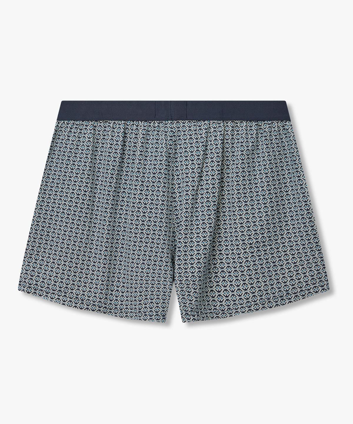 엠포리오 아르마니 언더웨어(EMPORIO ARMANI UNDERWEAR) 남성 올오버 패턴 프린트 트렁크_네이비 0816312037