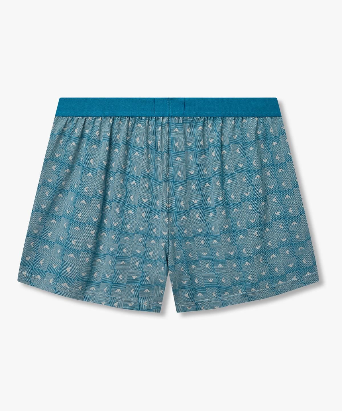 엠포리오 아르마니 언더웨어(EMPORIO ARMANI UNDERWEAR) 남성 올오버 패턴 프린트 트렁크_블루 0816312036
