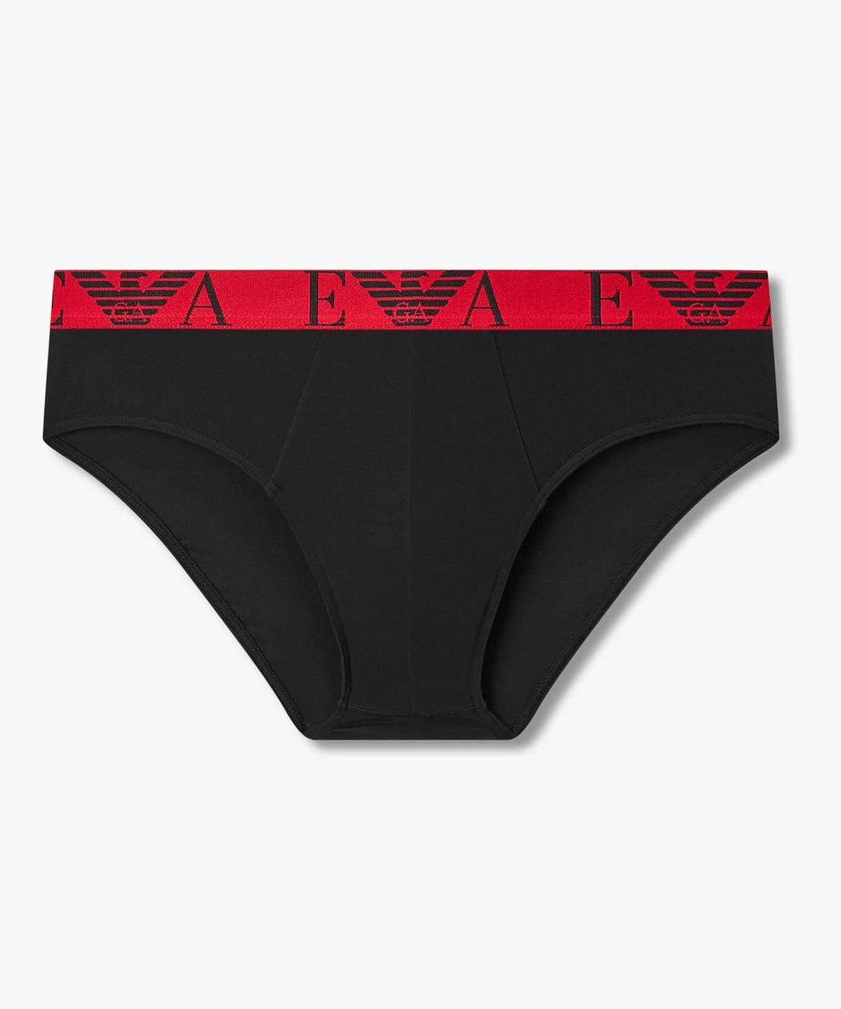 엠포리오 아르마니 언더웨어(EMPORIO ARMANI UNDERWEAR) 남성 콤비네이션 로고 브리프 3PACK_멀티 08M6363002