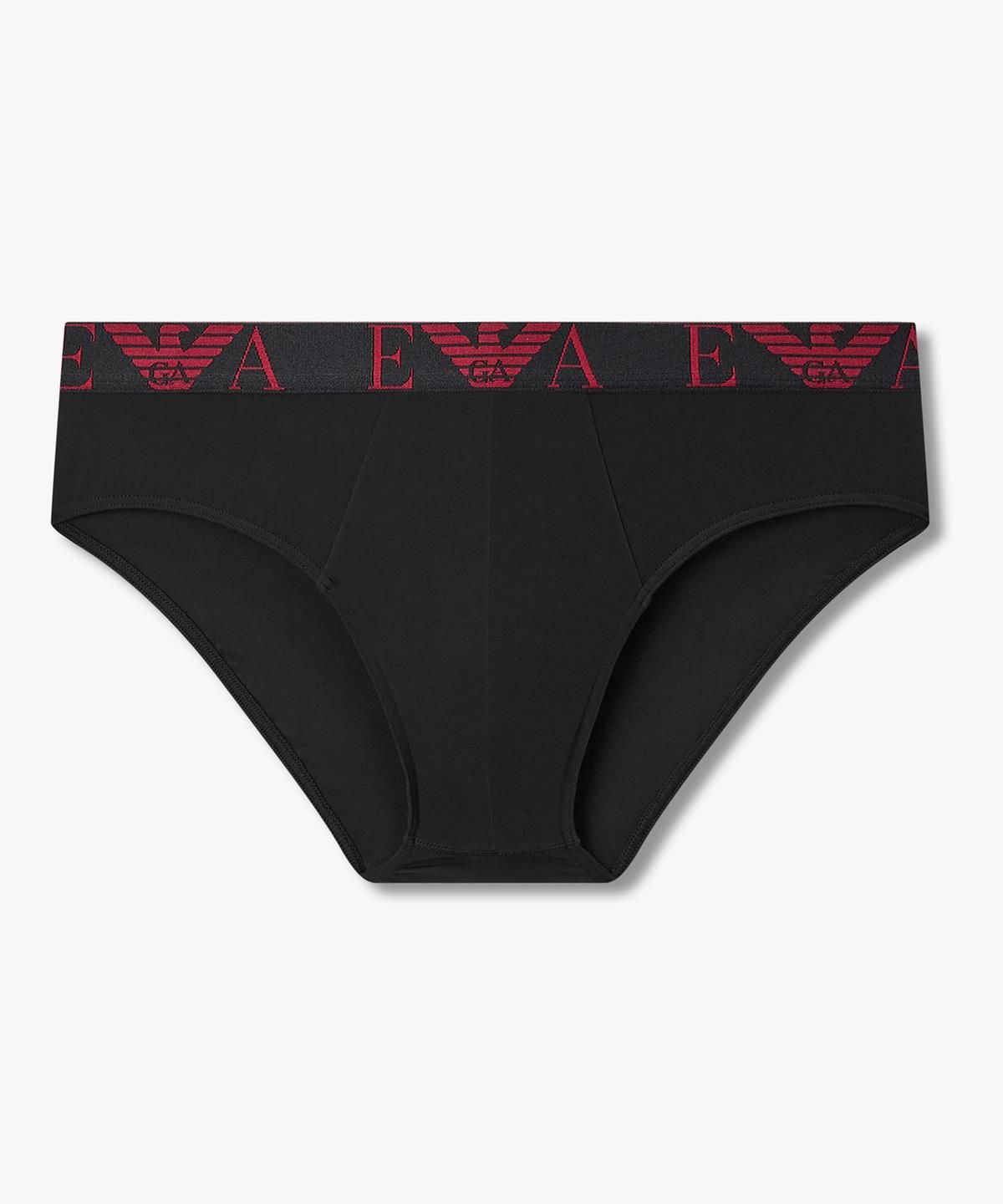 엠포리오 아르마니 언더웨어(EMPORIO ARMANI UNDERWEAR) 남성 콤비네이션 로고 브리프 3PACK_멀티 08M6363002
