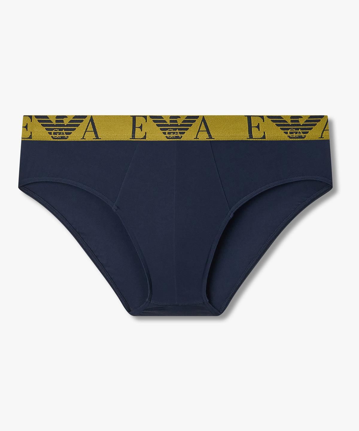 엠포리오 아르마니 언더웨어(EMPORIO ARMANI UNDERWEAR) 남성 콤비네이션 로고 브리프 3PACK_멀티 08M6363001