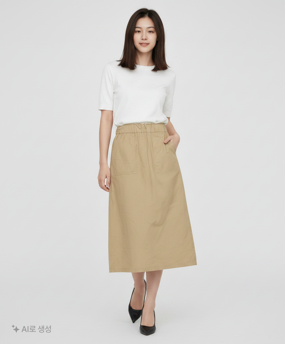 스파오(SPAO) 롱스커트 S