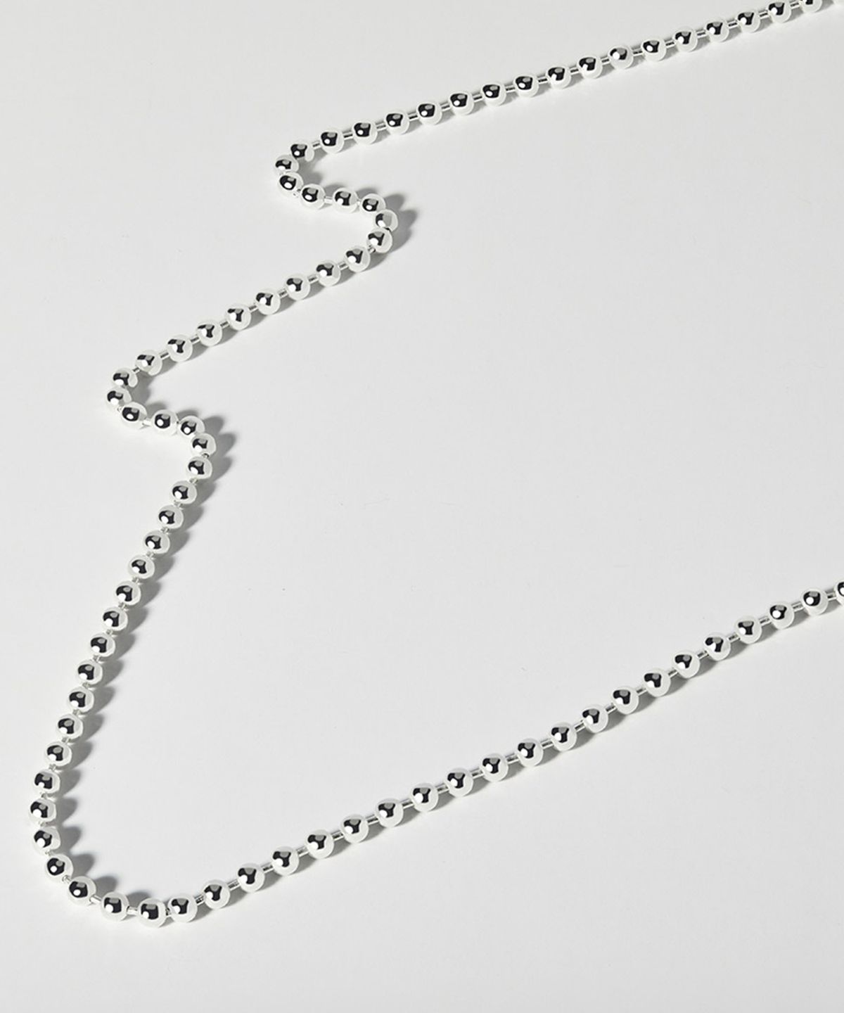 엘렌쥬얼리(HELENE JEWELRY) 실버 Silver 925 민볼 체인 은 목걸이