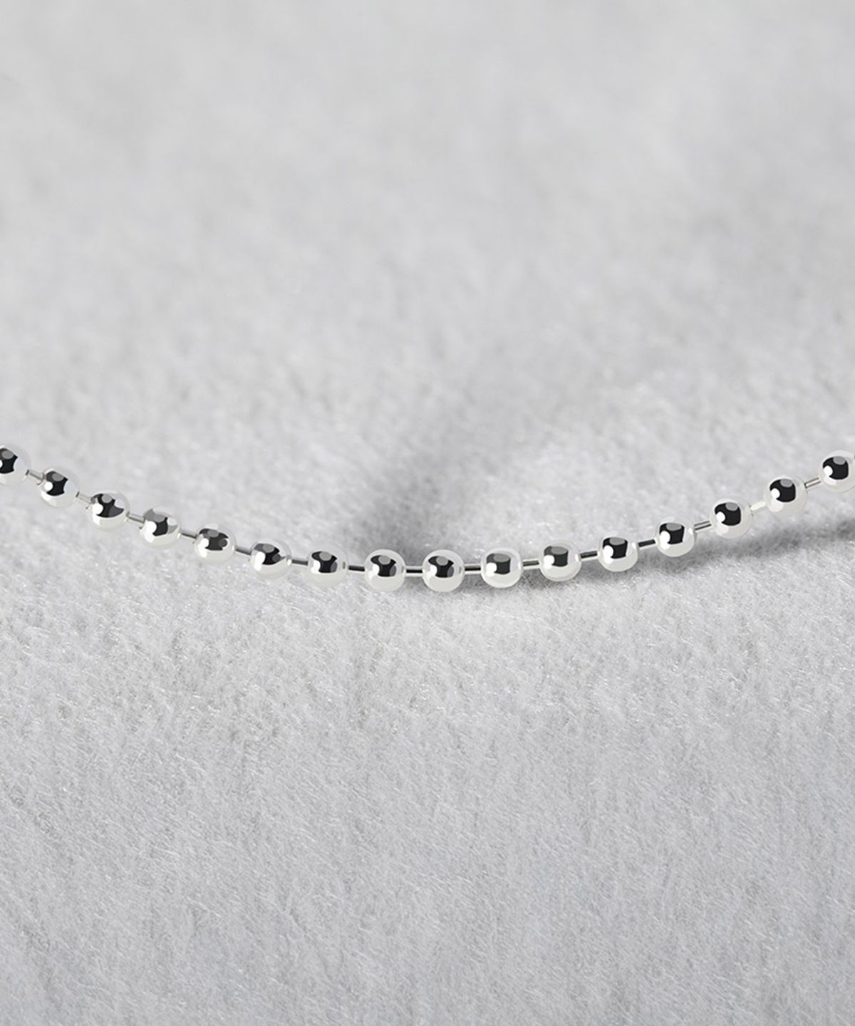 엘렌쥬얼리(HELENE JEWELRY) 실버 Silver 925 민볼 체인 은 목걸이