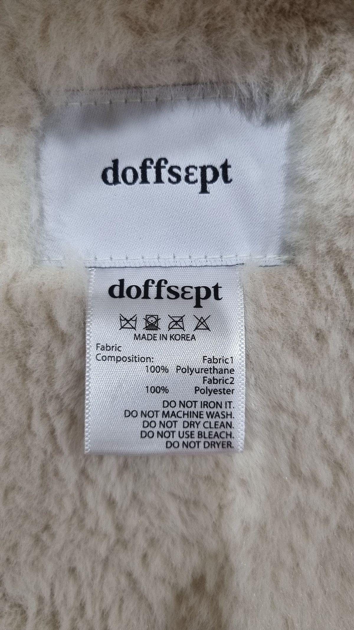 도프셉(DOFFSEPT) 무스탕/퍼 L