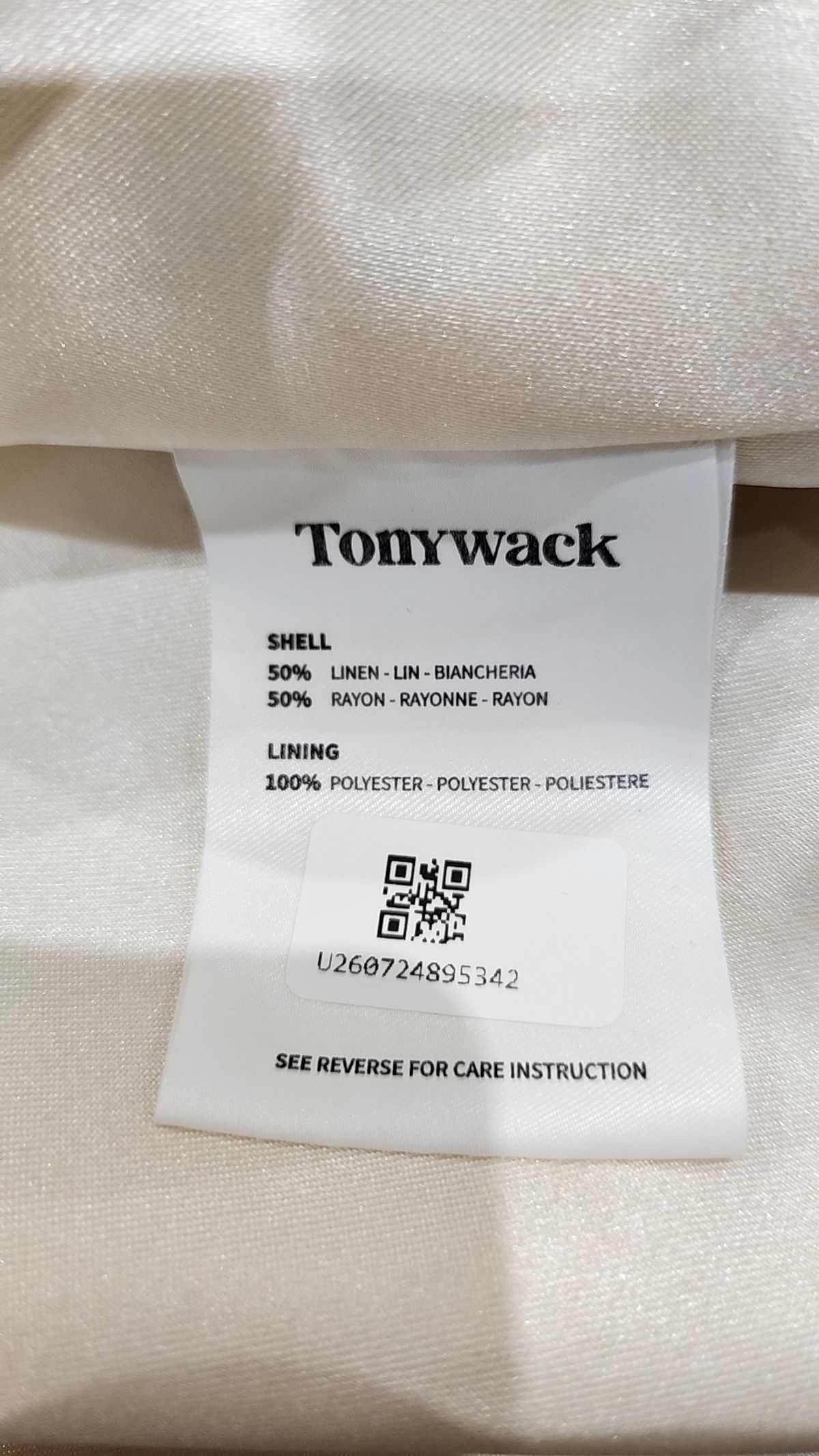 토니웩(TONYWACK) 기타 점퍼/재킷 XL