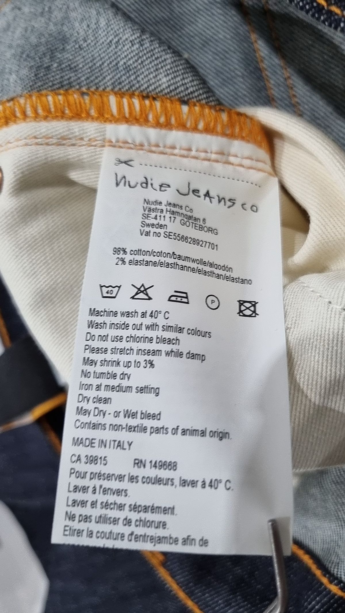 누디진(NUDIEJEANS) 청/데님 팬츠 30