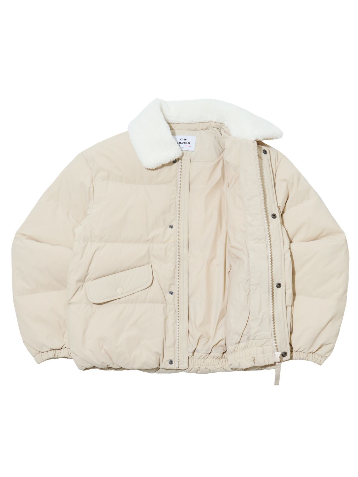 아이더(EIDER) POP 여성 부클 다운 자켓_Beige