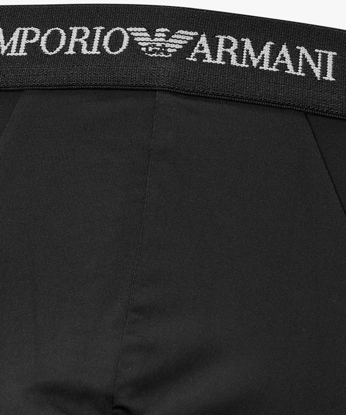 엠포리오 아르마니 언더웨어(EMPORIO ARMANI UNDERWEAR) 남성 나일론 블렌드 스트레치 브리프_블랙 0816311026