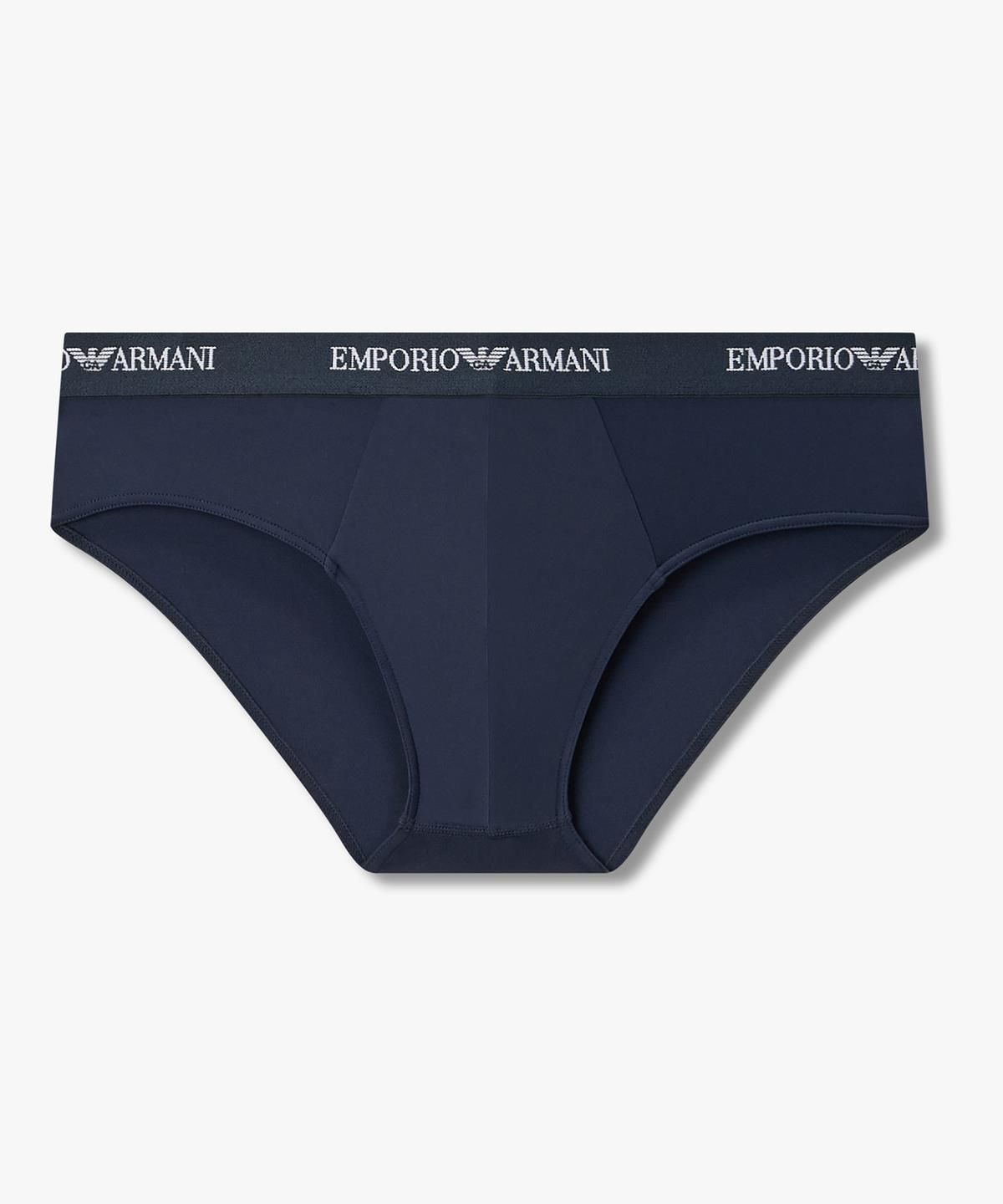 엠포리오 아르마니 언더웨어(EMPORIO ARMANI UNDERWEAR) 남성 나일론 블렌드 스트레치 브리프_네이비 0816311025