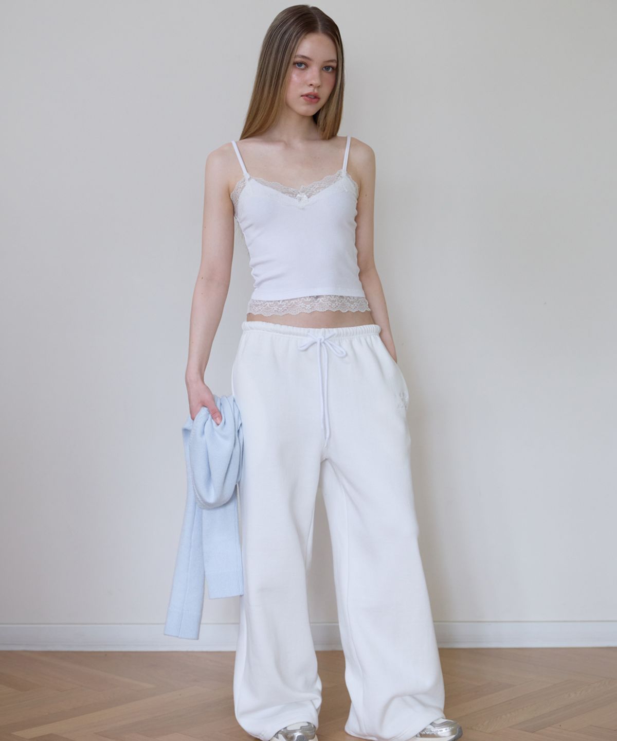 로제프란츠(ROSEFRANTZ) Lace Trim Sleeveless [Ivory]