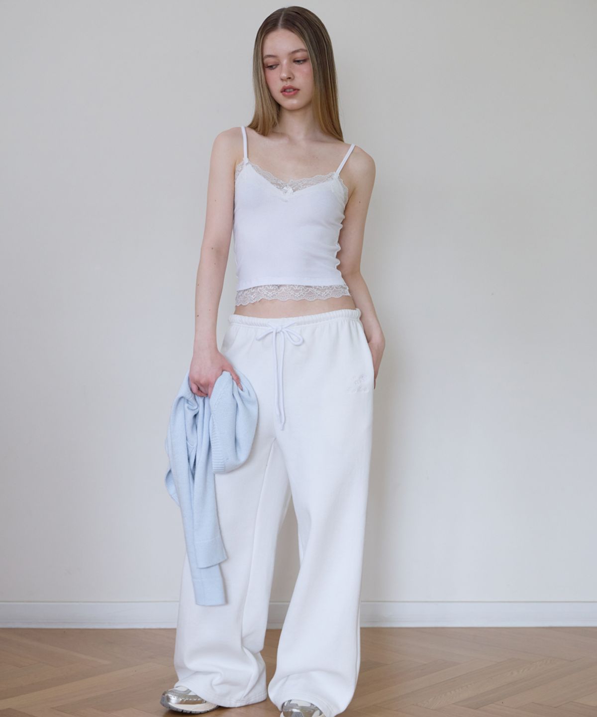 로제프란츠(ROSEFRANTZ) Lace Trim Sleeveless [Ivory]