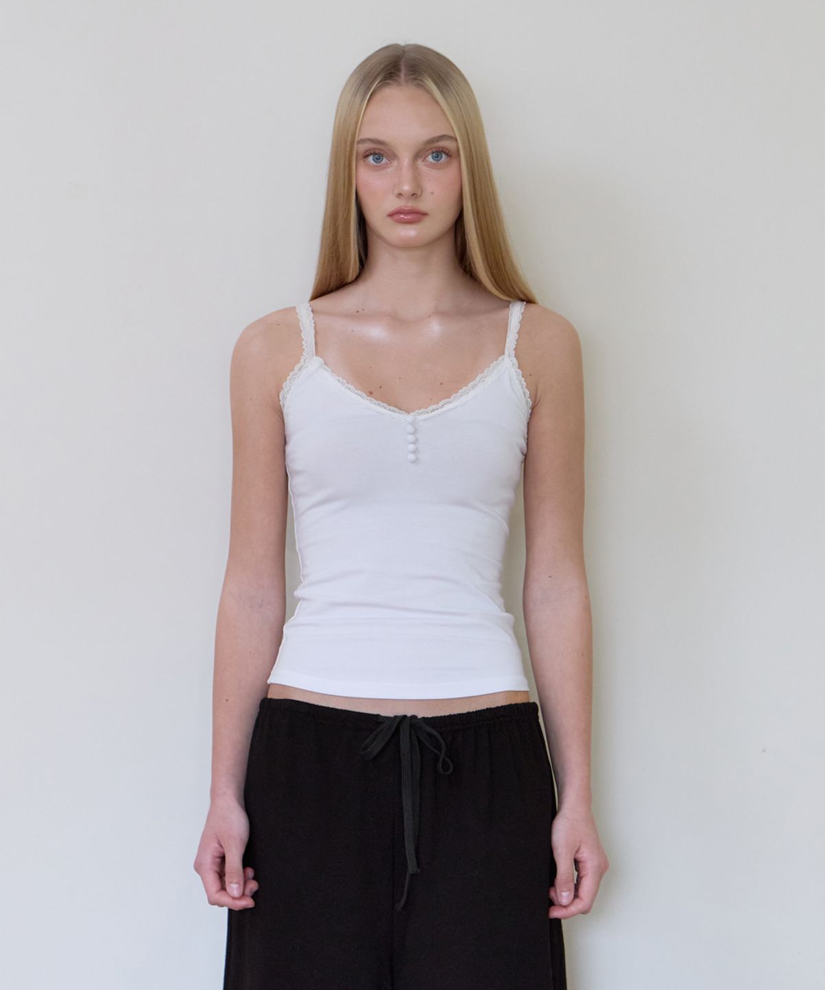 로제프란츠(ROSEFRANTZ) Button Lace Sleeveless [Ivory]