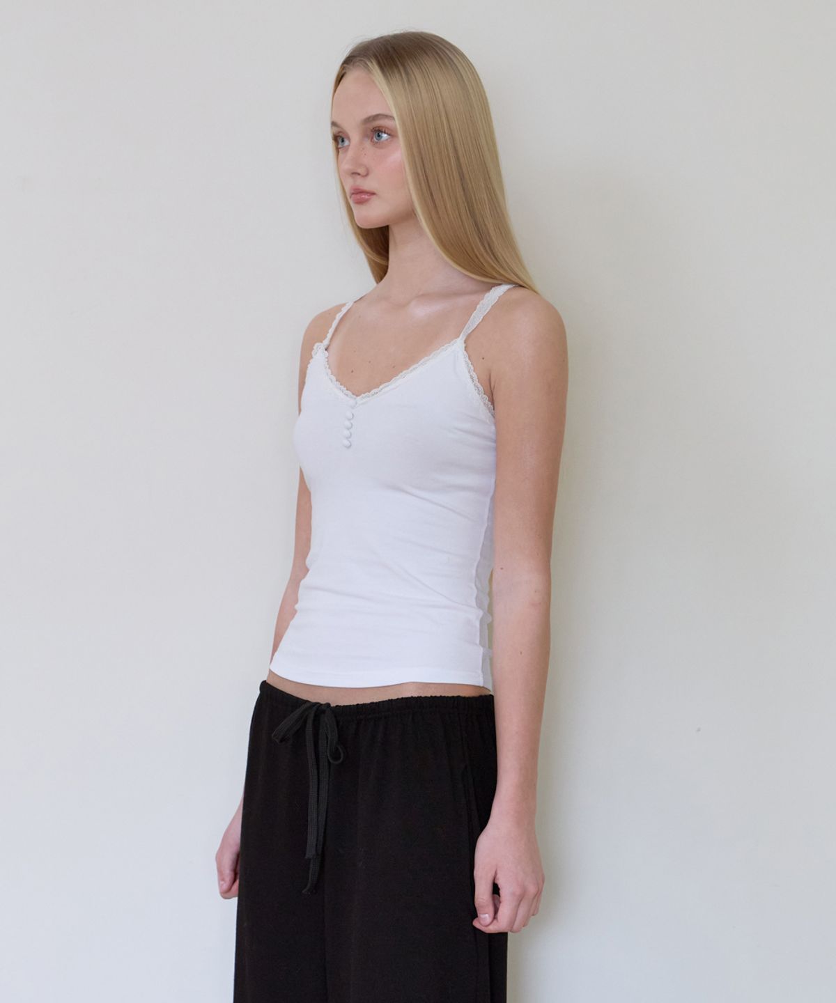 로제프란츠(ROSEFRANTZ) Button Lace Sleeveless [Ivory]