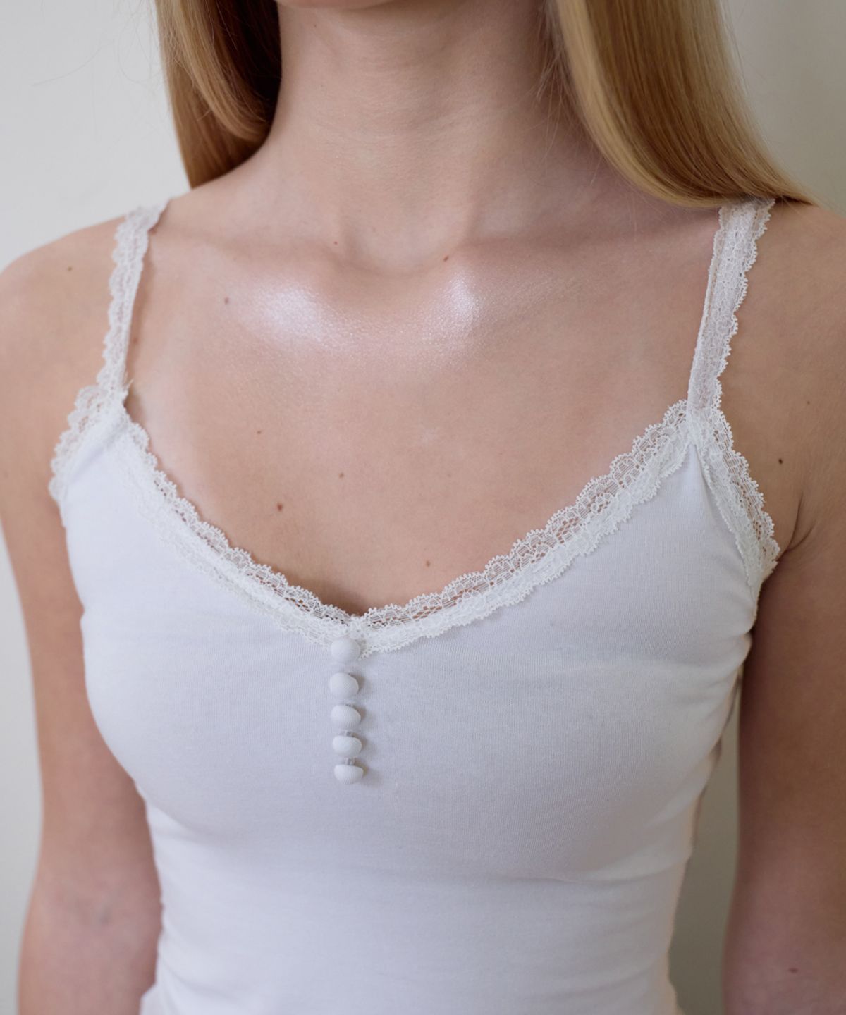 로제프란츠(ROSEFRANTZ) Button Lace Sleeveless [Ivory]