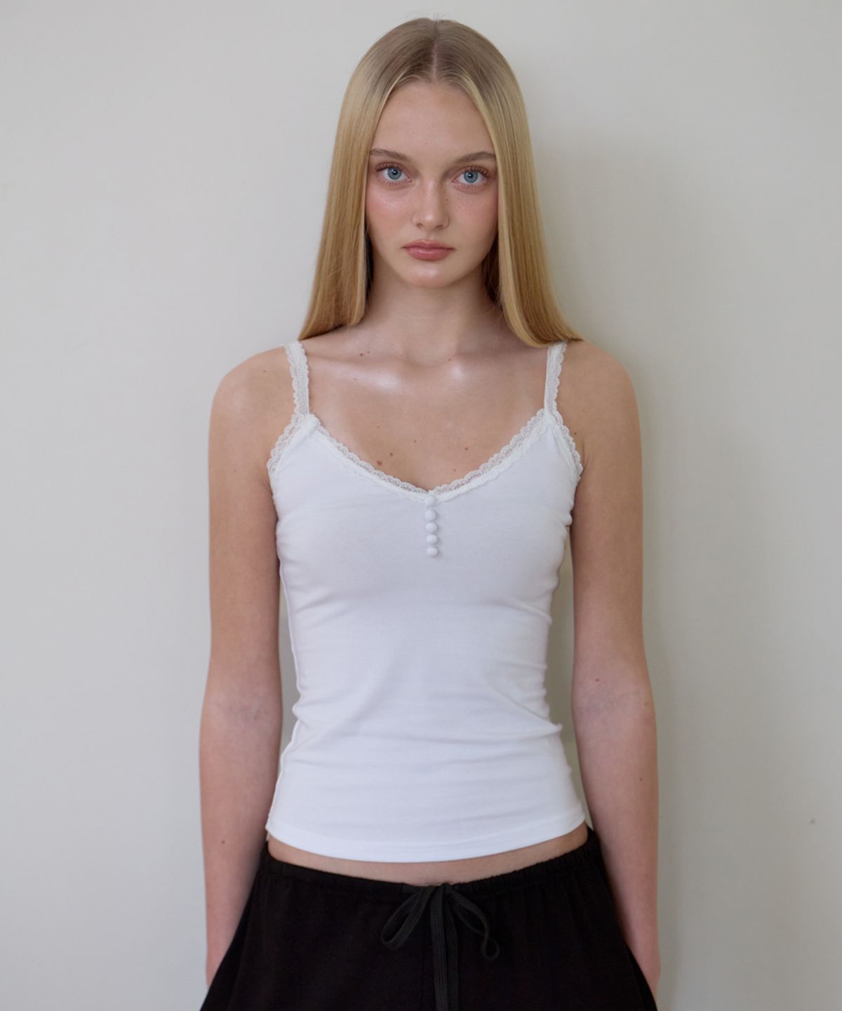 로제프란츠(ROSEFRANTZ) Button Lace Sleeveless [Ivory]