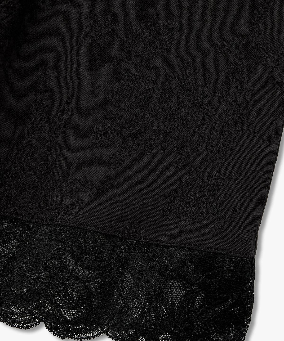 엠포리오 아르마니 언더웨어(EMPORIO ARMANI UNDERWEAR) 여성 레이스 트림 베이비돌 드레스_블랙 0826318502