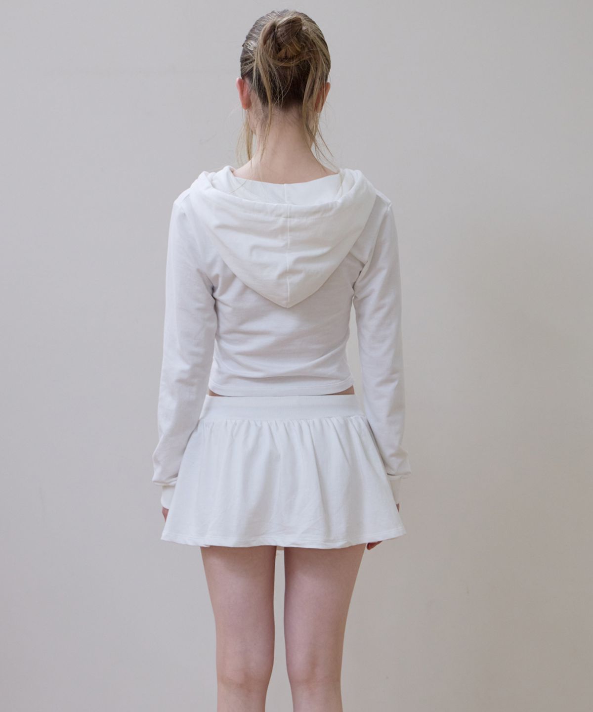 로제프란츠(ROSEFRANTZ) Patchwork Slim Hood Long Sleeve [Ivory]