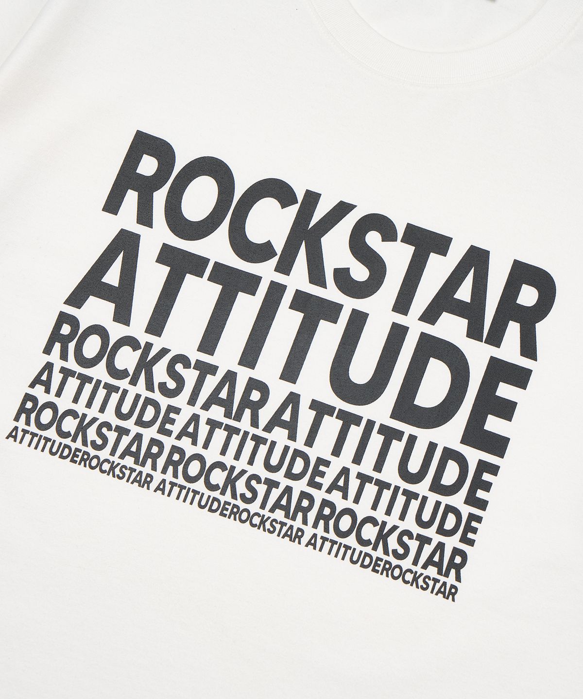 마사트(MASAT) RockStar Attitude Short Sleeve_ Off White