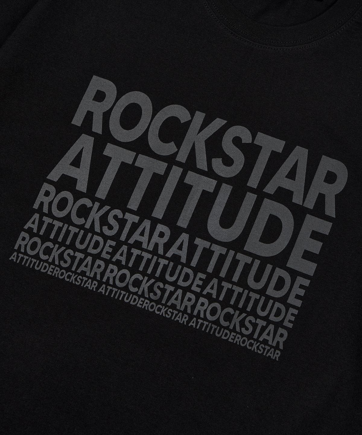 마사트(MASAT) RockStar Attitude Short Sleeve_ Black
