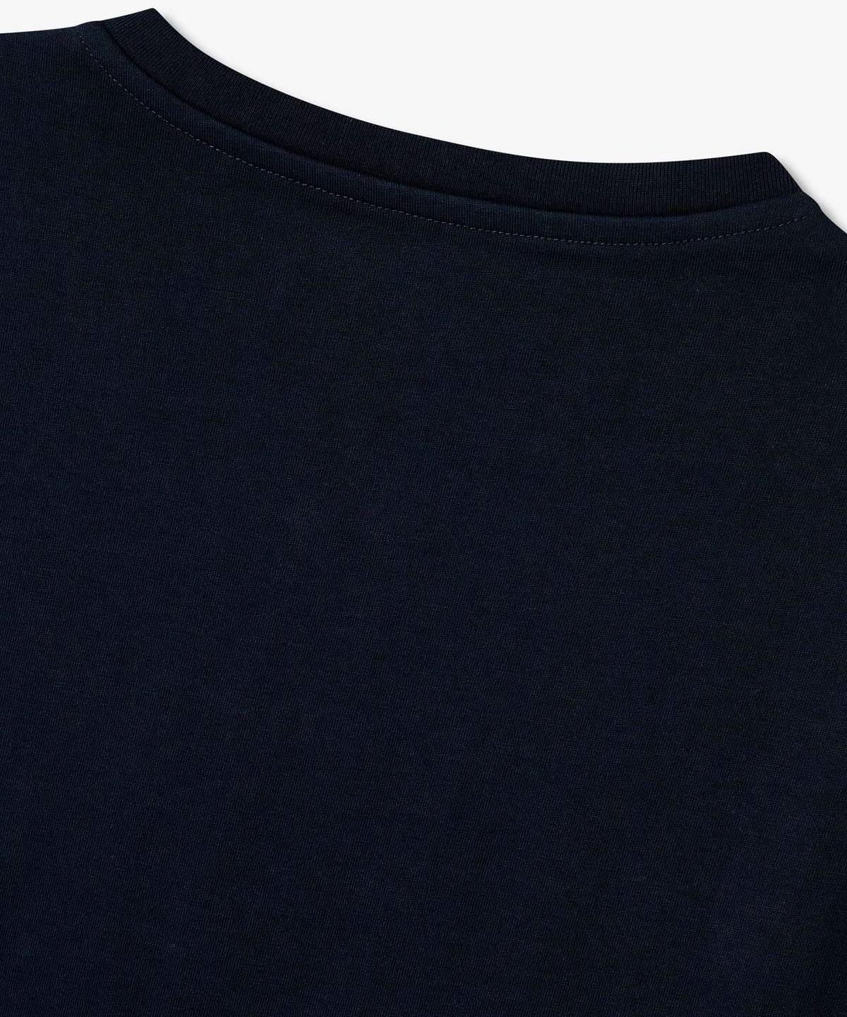 엠포리오 아르마니 언더웨어(EMPORIO ARMANI UNDERWEAR) 남성 헨리넥 롱 슬리브 라운지 티셔츠_네이비 0816336014