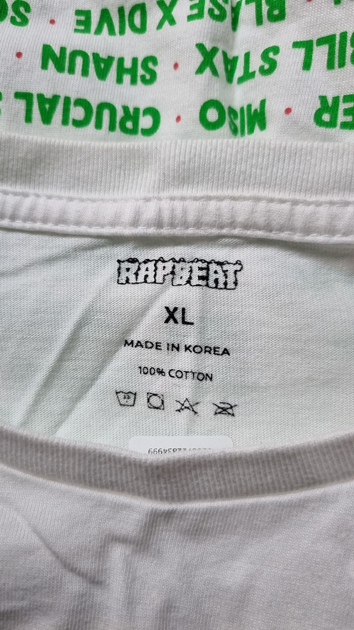 랩비트(RAPBEAT) 반소매 티셔츠 XL