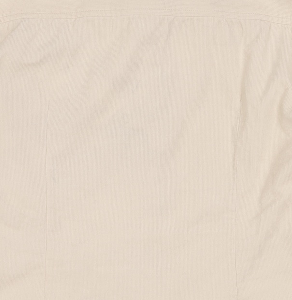 누브(NOUVE) Corduroy Curved Sleeve Blouse -Ivory FREE