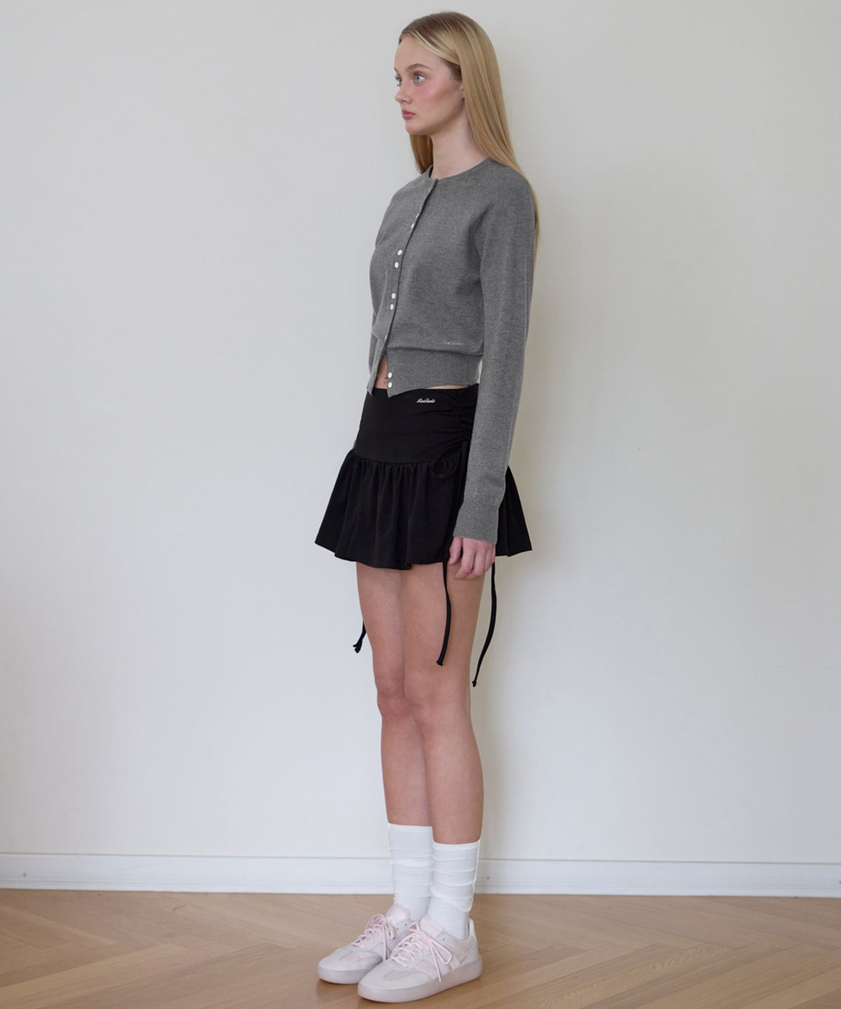 로제프란츠(ROSEFRANTZ) Double Button Cardigan [Charcoal]