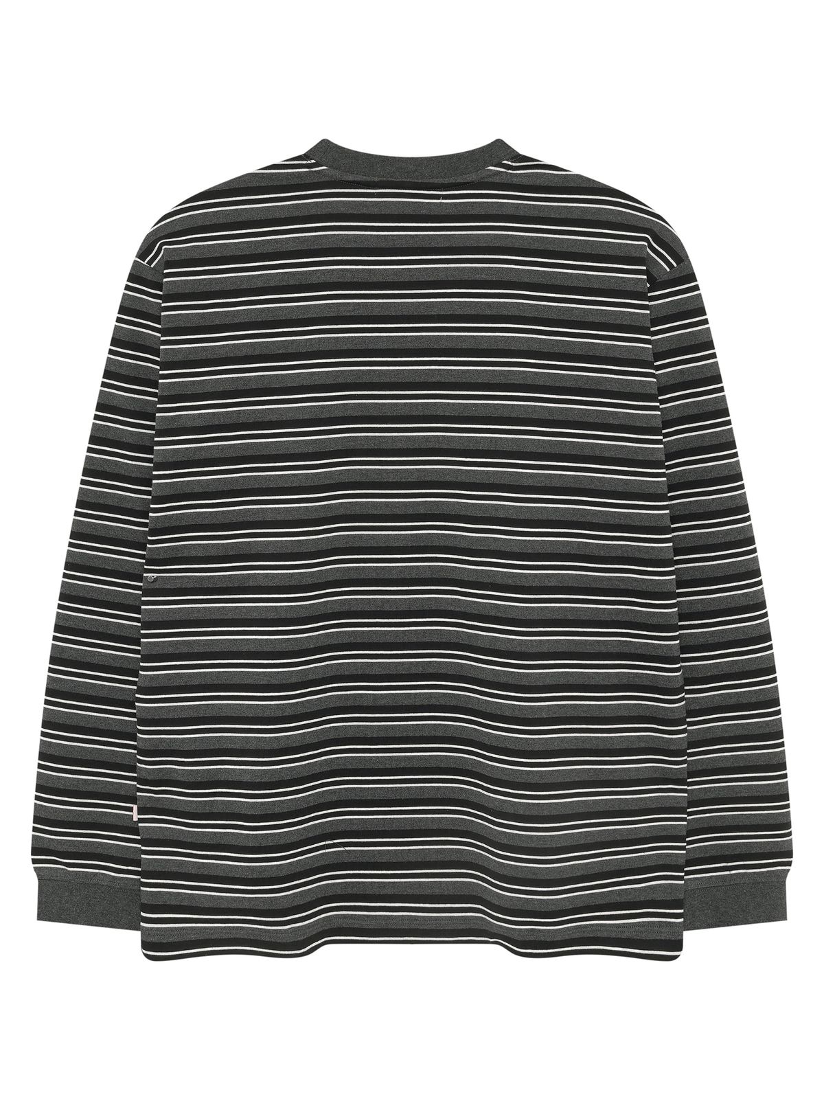 노르디스크(NORDISK) [비메이트] 멀티 스트라이프 긴팔 티셔츠 - U_MELANGE DARK GREY
