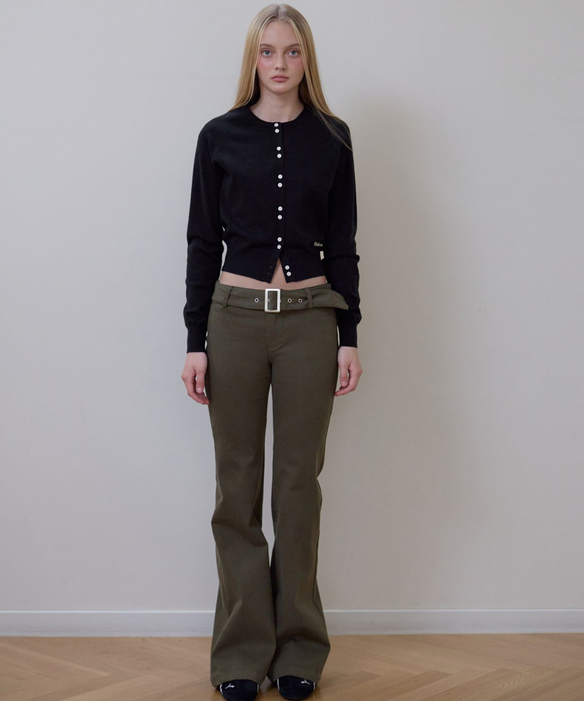 로제프란츠(ROSEFRANTZ) Double Button Cardigan [Black]