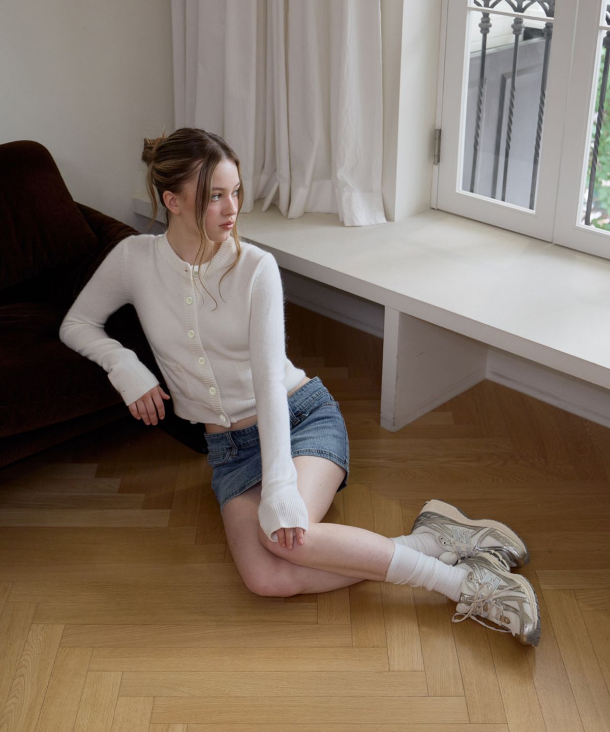 로제프란츠(ROSEFRANTZ) Double Pocket Wool Cardigan [Ivory]