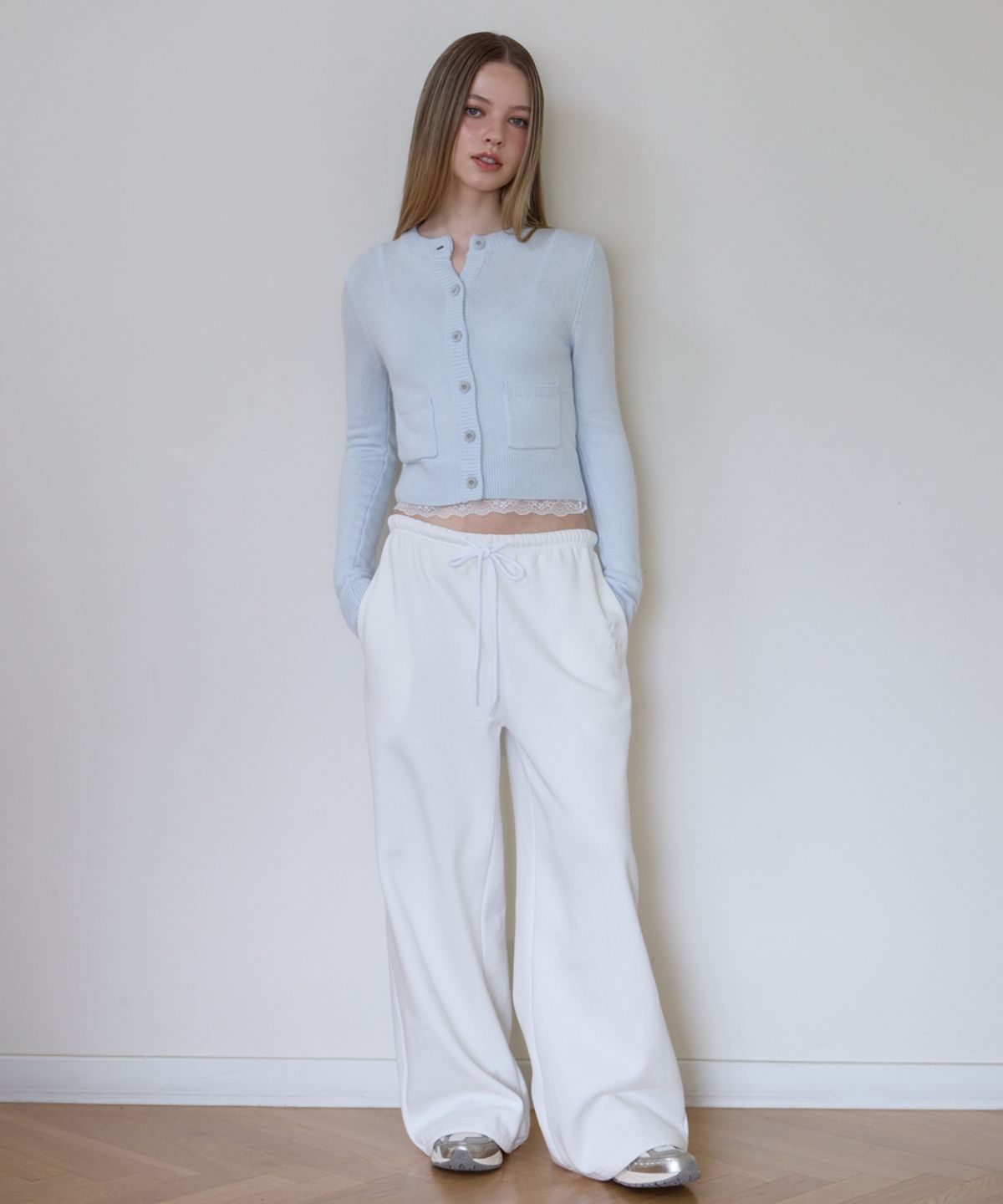 로제프란츠(ROSEFRANTZ) Double Pocket Cardigan [Sky Blue]