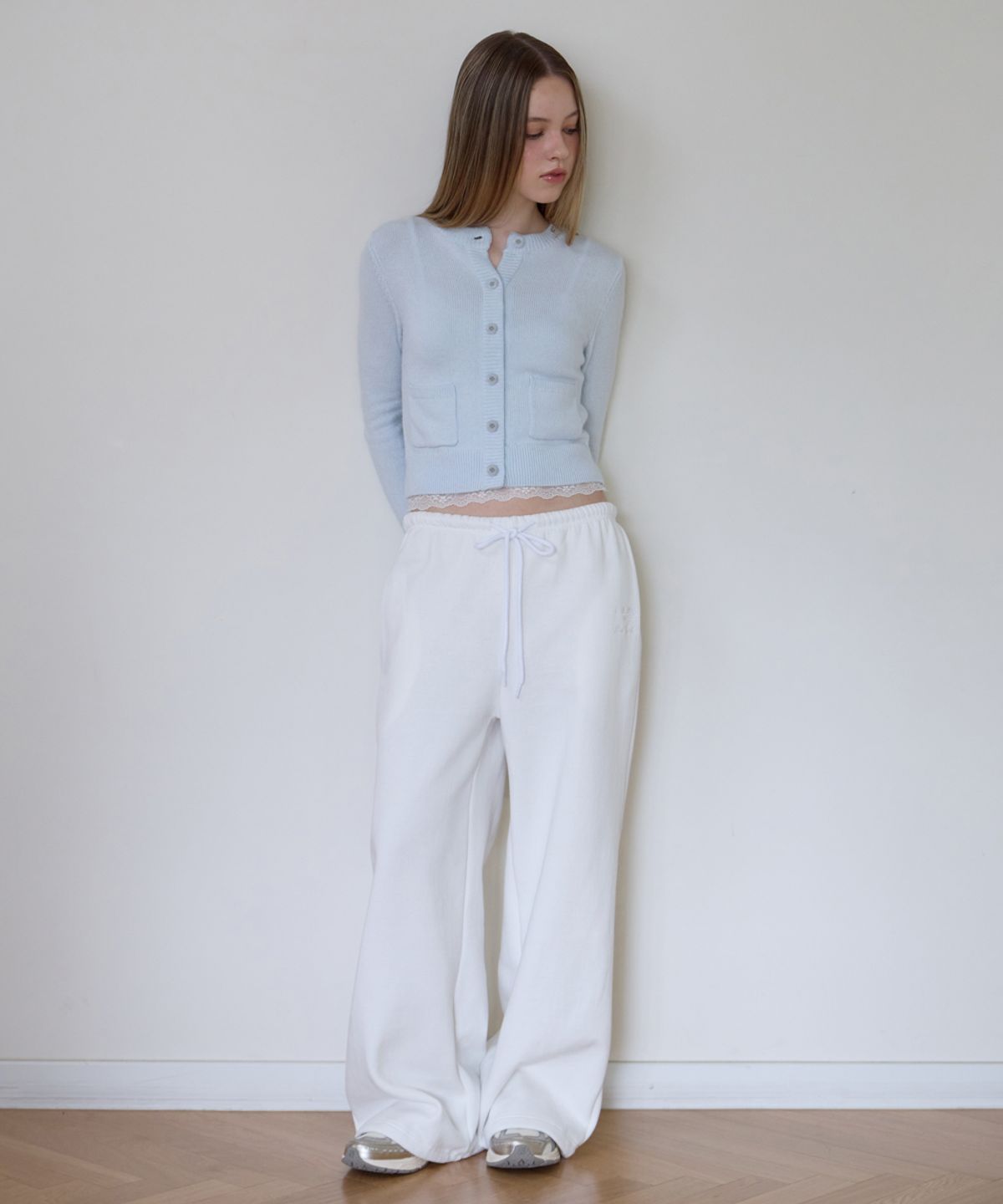 로제프란츠(ROSEFRANTZ) Double Pocket Cardigan [Sky Blue]