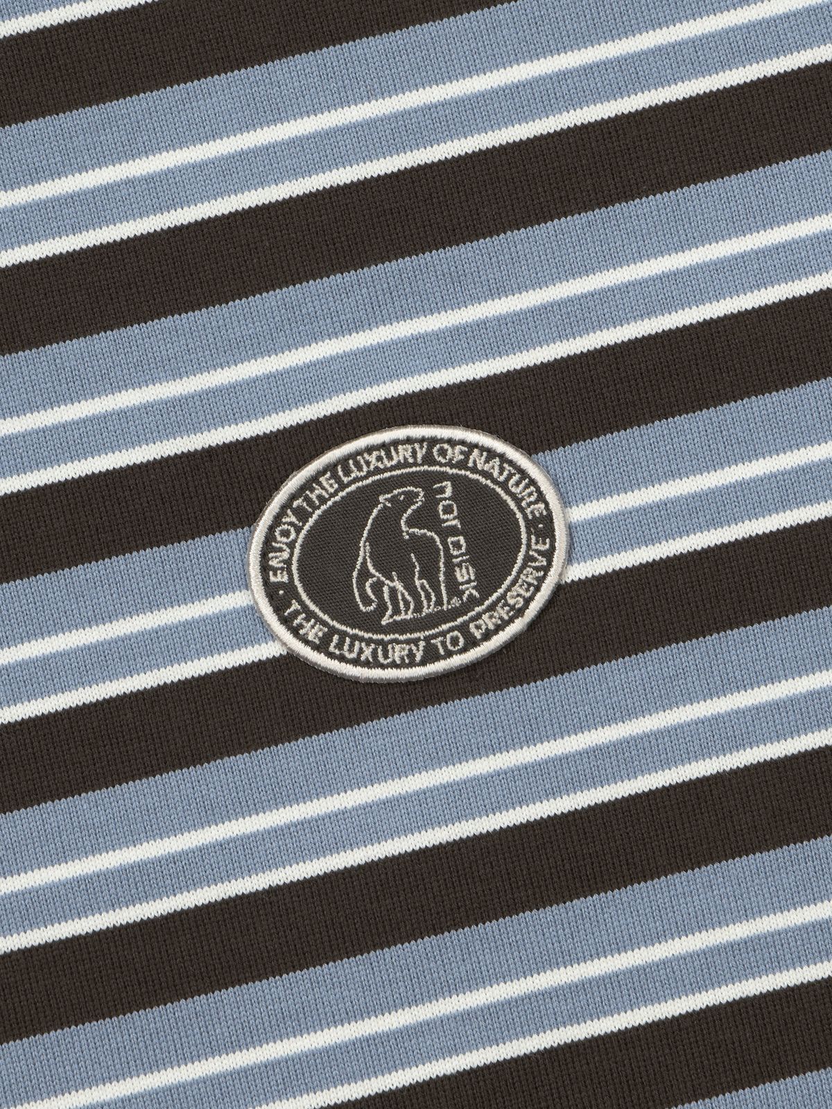 노르디스크(NORDISK) [비메이트] 멀티 스트라이프 긴팔 티셔츠 - U_Dark Brown