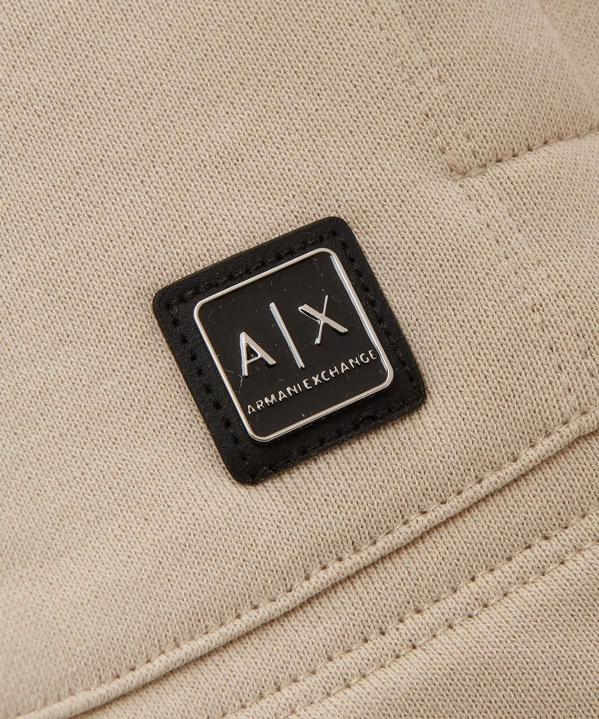 아르마니 익스체인지(ARMANI EXCHANGE) 여성 코튼 블렌드 후드 집업 _베이지_A425131502