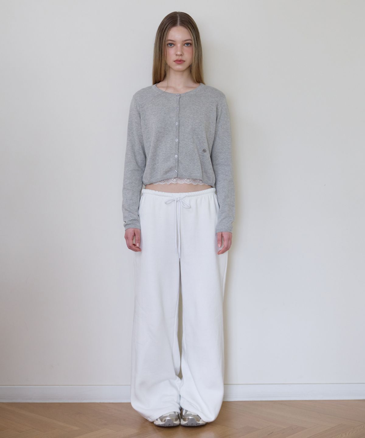 로제프란츠(ROSEFRANTZ) Basic Round Cardigan [Gray]