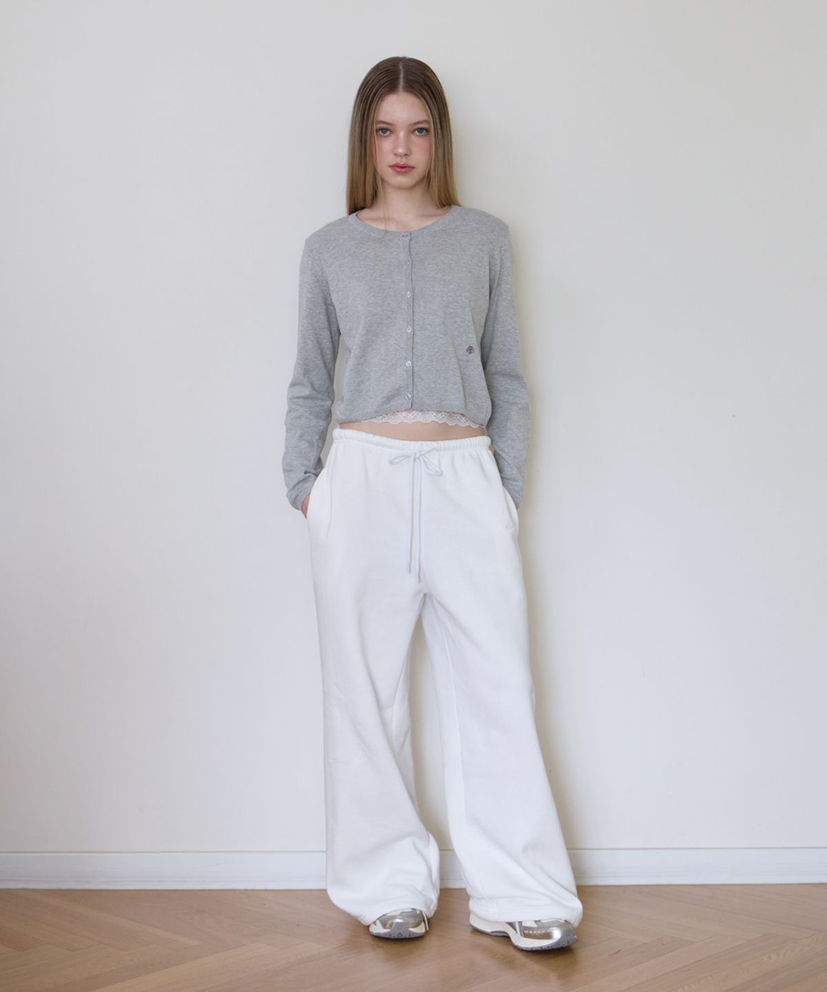 로제프란츠(ROSEFRANTZ) Basic Round Cardigan [Gray]