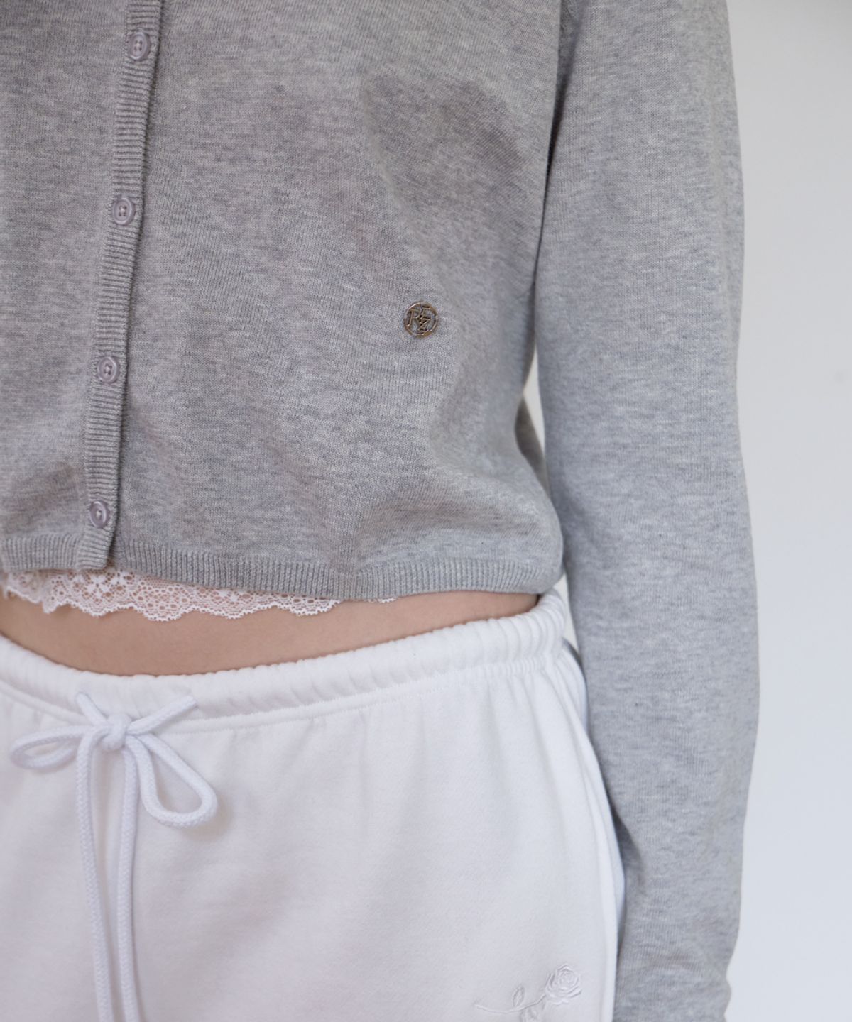 로제프란츠(ROSEFRANTZ) Basic Round Cardigan [Gray]