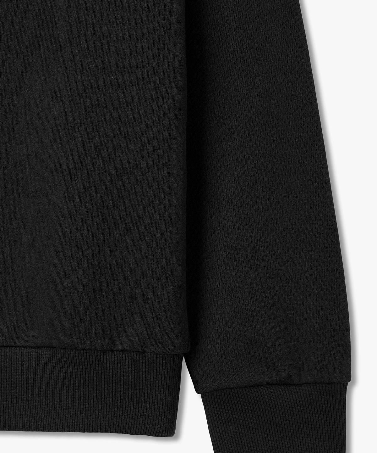 엠포리오 아르마니 언더웨어(EMPORIO ARMANI UNDERWEAR) 남성 배색 테이프 라운지 스웨트셔츠_블랙 0816336022