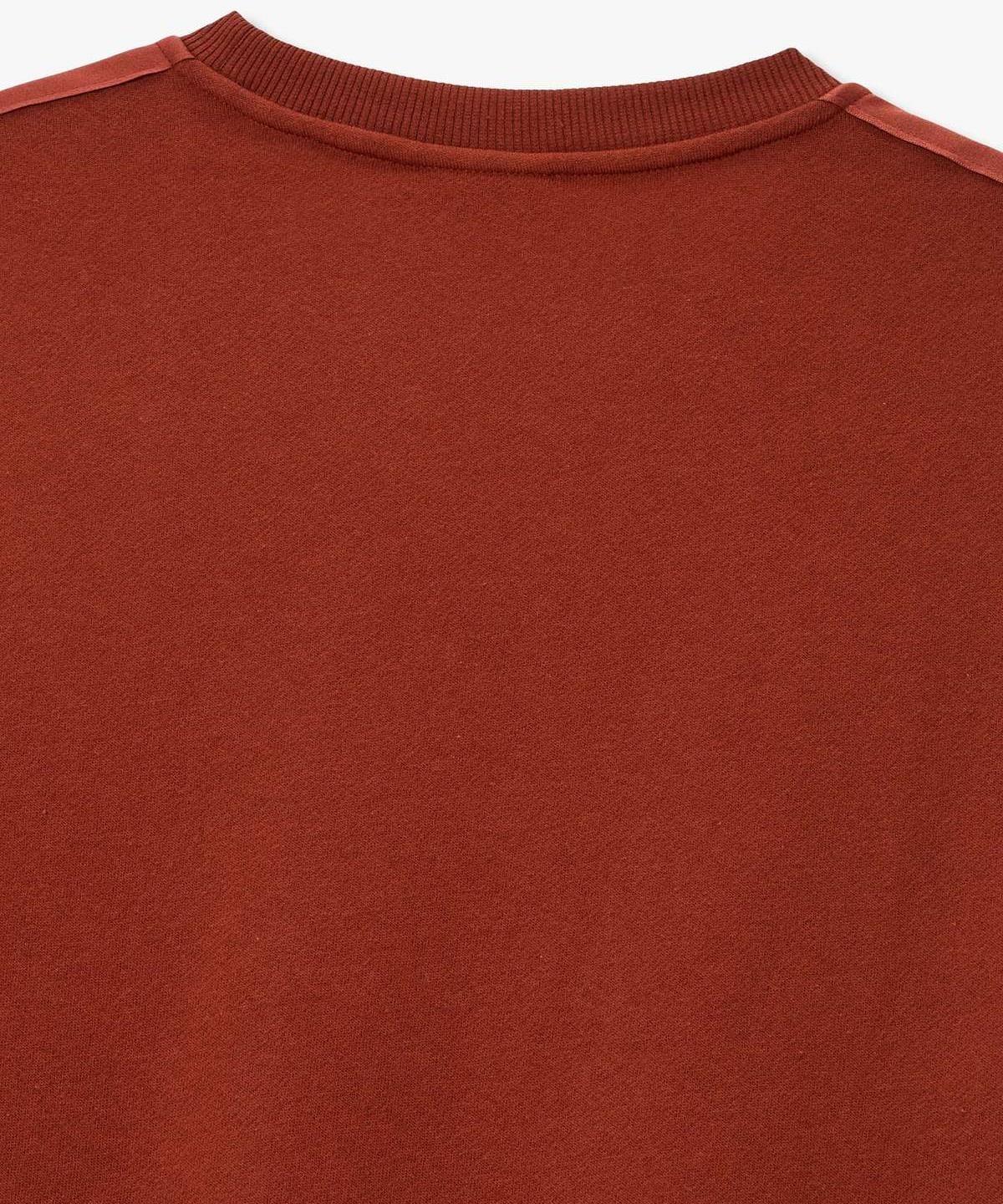엠포리오 아르마니 언더웨어(EMPORIO ARMANI UNDERWEAR) 남성 배색 테이프 라운지 스웨트셔츠_버밀리언 0816336020