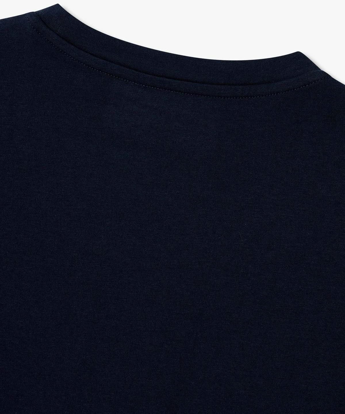 엠포리오 아르마니 언더웨어(EMPORIO ARMANI UNDERWEAR) 남성 이글 프린트 스트레치 라운지 티셔츠_네이비 0816334002